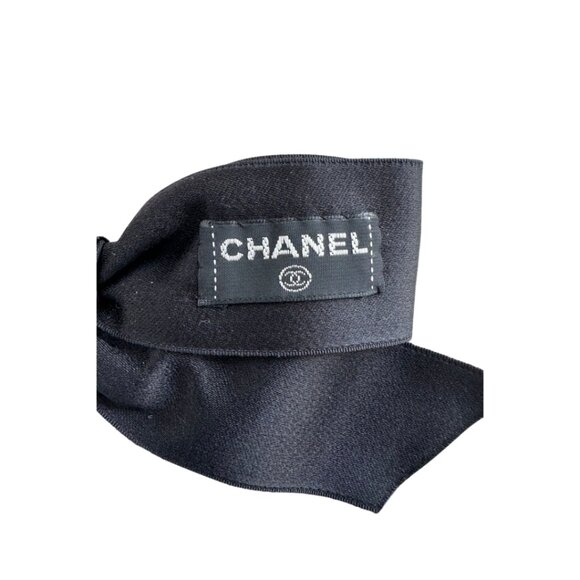 Rare Vintage Chanel Silk/Satin Bow Brooch/Pin